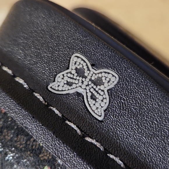 Alegria Feliz Mary Jane Black Floral Women's Size 36 EUC - Picture 4 of 6